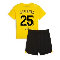 Borussia Dortmund Niklas Sule #25 Koti Peliasu Lasten 2023-24 Lyhythihainen (+ Lyhyet housut)